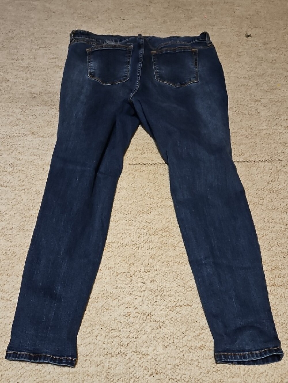 torrid Dark Indigo Distressed Skinny Jeans - Picture 4 of 7